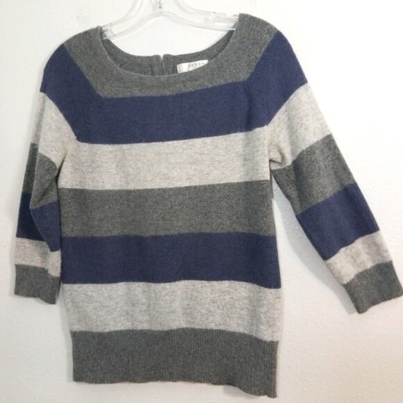 Kenar 30% angora softest striped pullover sweater - Picture 1 of 7